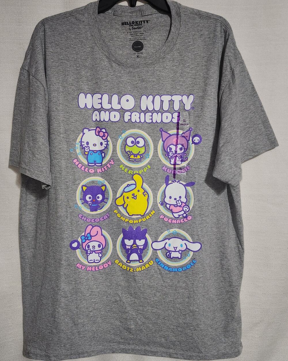 Hello kitty and friends XL shirt  athletic fit